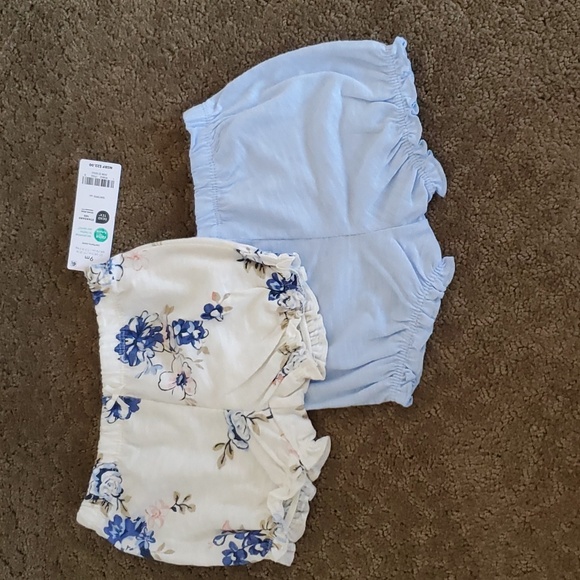 Baby Girls Carter's 2 pk Bloomer Bubble Style Shorts Size 9 12 18 24 months NWT - Picture 2 of 4